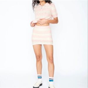 Callahan knitwear striped miniskirt